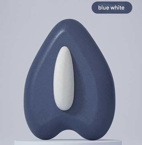 Blue White Ergonomic Pelvic Floor Strengthener - Inner Thigh & Hip Trainer for Men and Women Non-electric