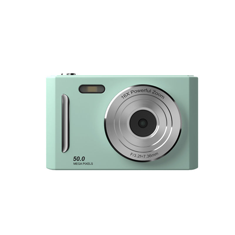 50MP HD Digital Camera with 8X Zoom & Dual Lens System green
