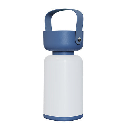 Portable LED Outdoor Camping Lantern - USB Rechargeable, 1200mAh Battery, Emergency Light blue