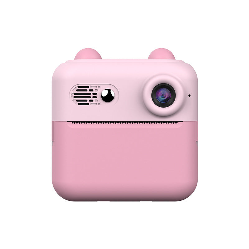 Kids Instant Print Digital Camera with 180° Flip Lens - 24MP Photos, 720P Video & Doodle Fun pink