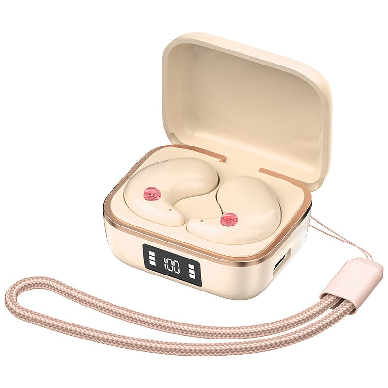 TWS Wireless Earbuds with Wireless Charging Case - Bluetooth 5.3, HiFi Audio, LED Display & Smart Touch Control pink