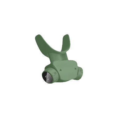 Smart Respiratory Muscle Trainer - App-Guided Breathing Exercise Device with Adjustable Resistance green