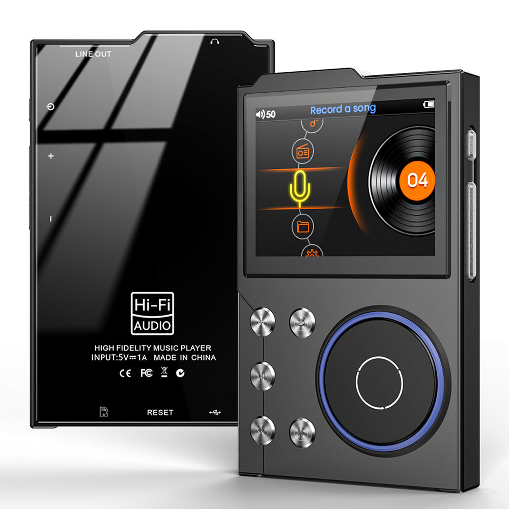 Portable Hi-Res Digital Audio Player - DSD, Dual DAC, Bluetooth 5.0, Expandable Storage BLACK 16GB +32GB
