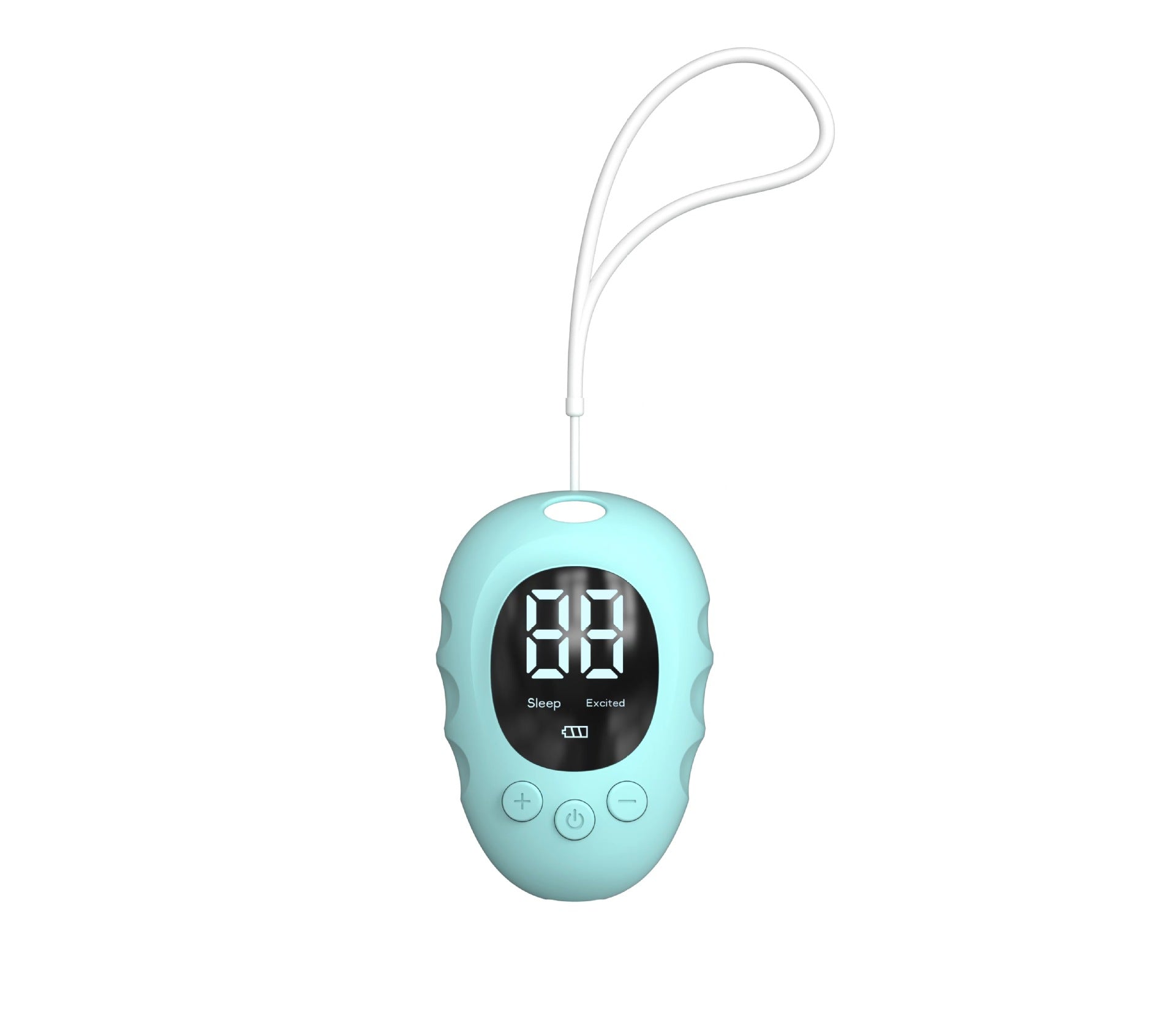 Handheld Microcurrent Sleep Aid Device - USB Rechargeable Pulse Massager for Relaxation & Deep Sleep green