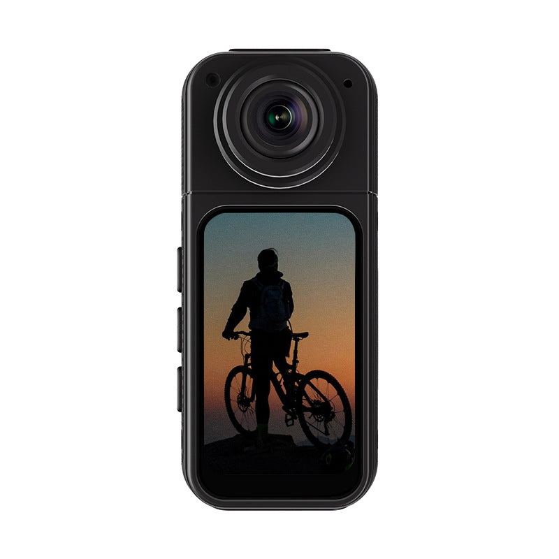Thumb-Sized 2.7K Camera with 180 Rotatable Lens & Magnet Mount - Capture Your World Hands-Free black+64G