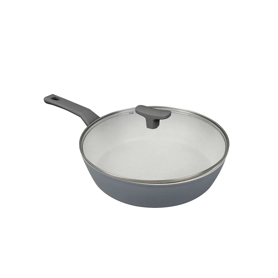 CLEVINGER 28CM NON-STICK SAUTE PAN WITH LID