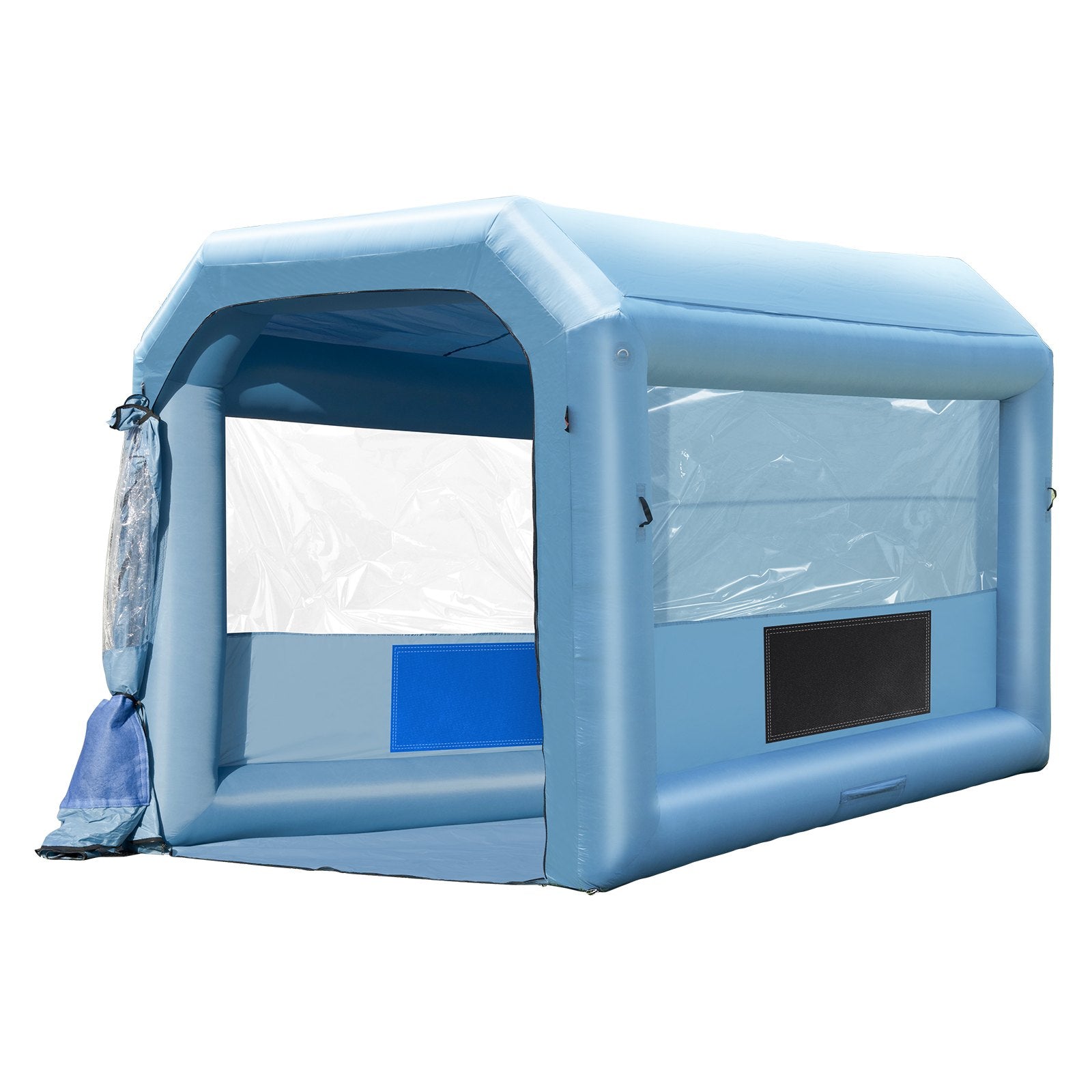 VEVOR Inflatable Paint Booth, 13.1 x 9.8 x 9 ft Inflatable Spray Booth, with 750W Powerful Blower and Air Filter System, Portable Car Paint Booth for Motorcycle, Bicycle, Auto Part Painting