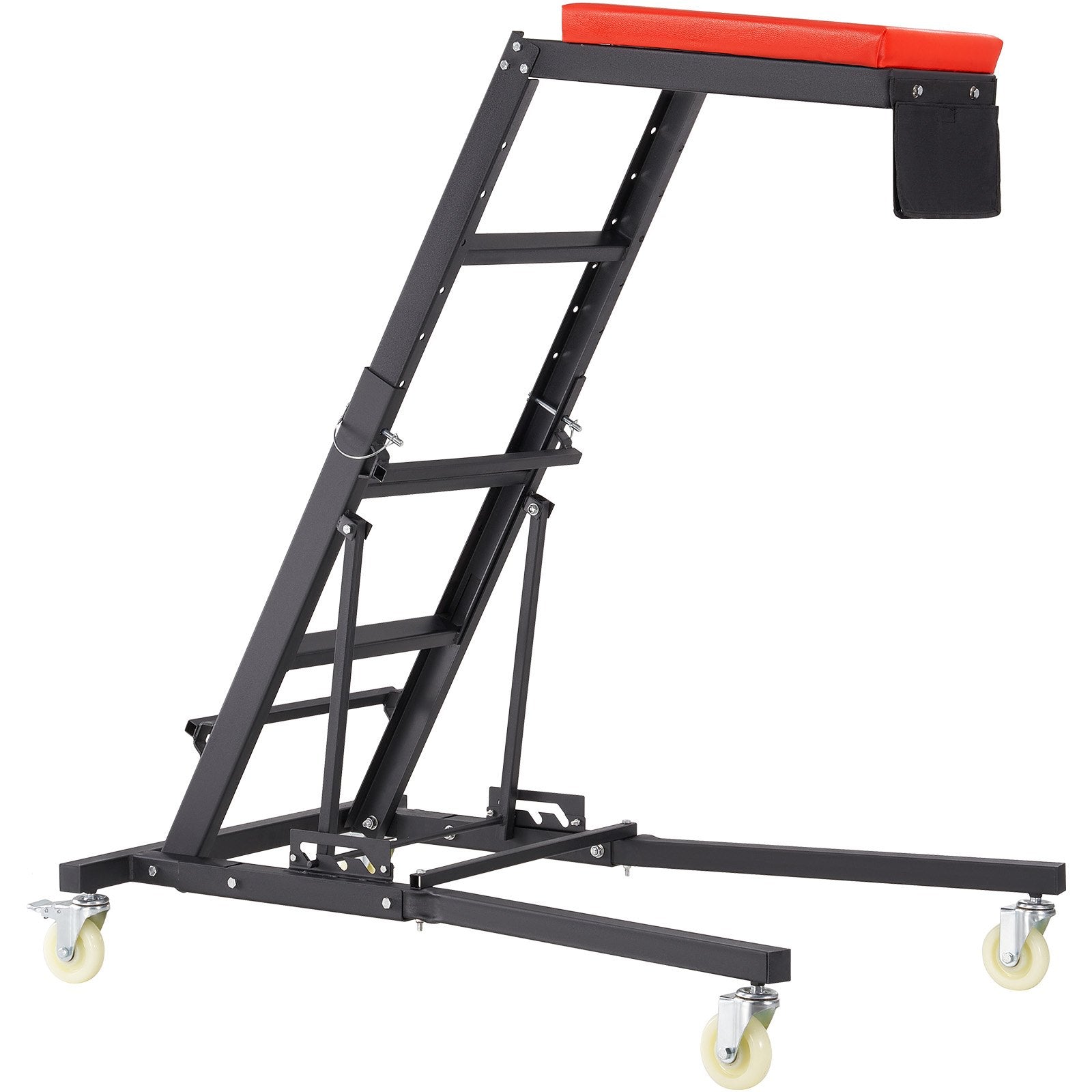 VEVOR Automotive Topside Creeper, Engine Creeper 42.5"-64.8", 181.44KGS Capacity High Top Creeper, 4 Swivel Caster Wheels, Padded Deck, Creeper for Home Garage, Workshop Repair Maintenance