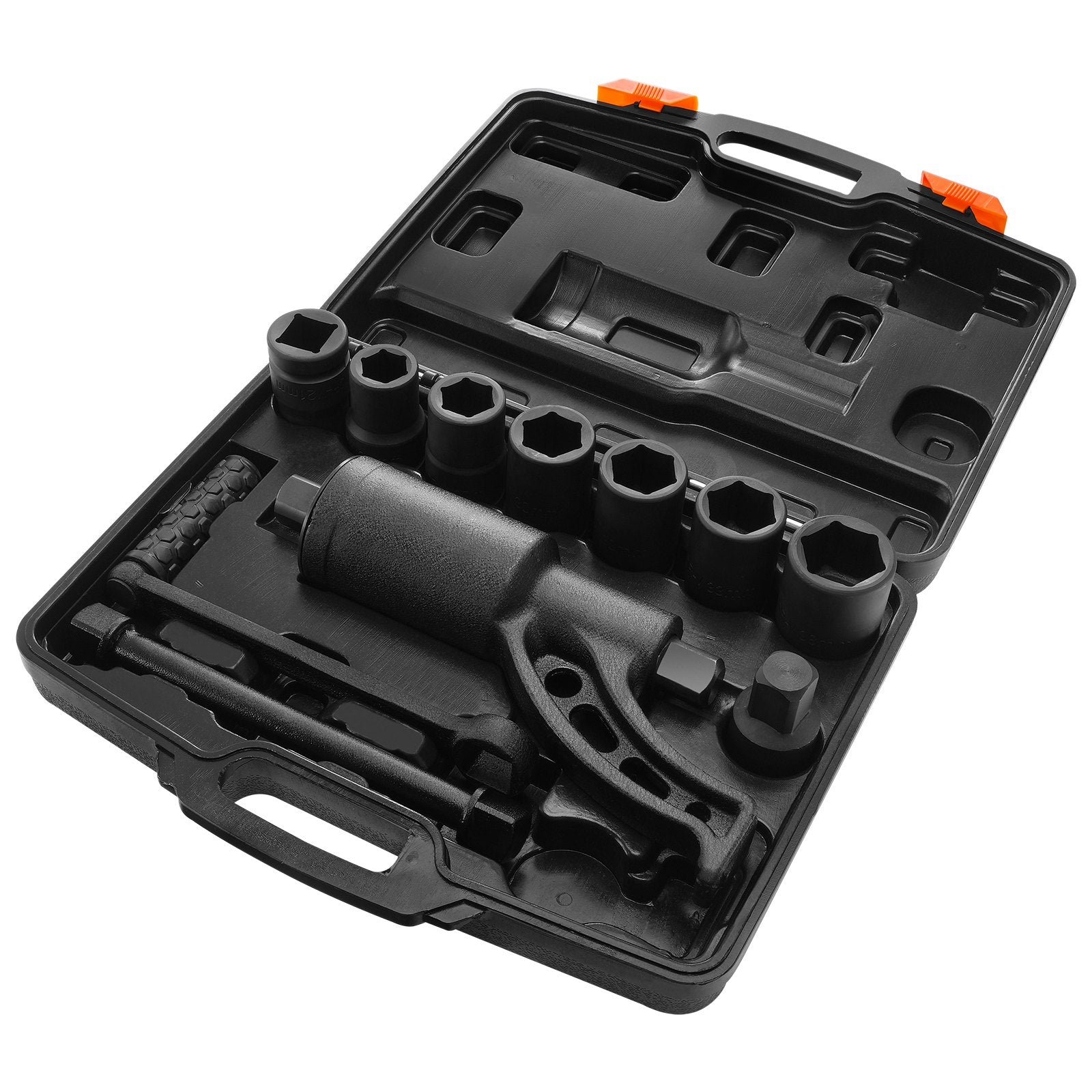 VEVOR Torque Multiplier, Heavy Duty Torque Multiplier Wrench Set, 1 Inch Drive Lug Nut Wrench Torque Multiplier, 1:58 4800N.m Lug Nut Remover, with 8 Sockets and Storage Case for Truck Trailer RV