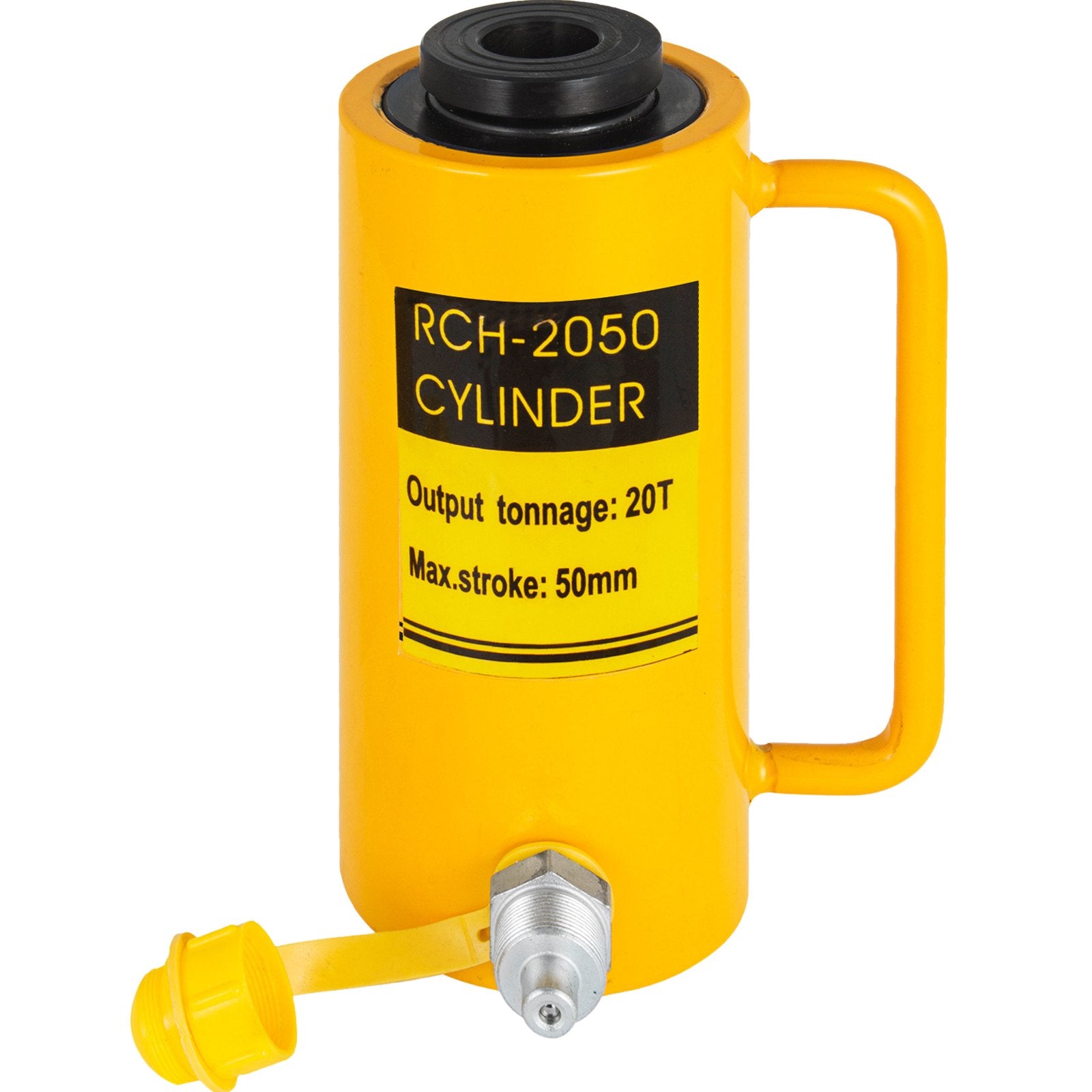 VEVOR 20T 2Inch Hydraulic Cylinder Jack Hollow Single Acting Hydraulic Ram Cylinder 50mm Hydraulic Lifting Cylinders 20T 2Inch Hollow