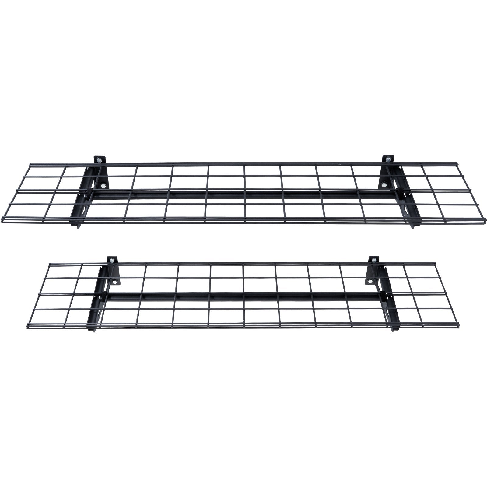 VEVOR Garage Storage Shelving, 2 Pack, 48 x 12 in Heavy Duty Garage Shelves Wall Mounted, 400 lbs Load Capacity Total Garage Storage Rack Floating Shelves, Suitable for Shop, Shed, Garage Storage