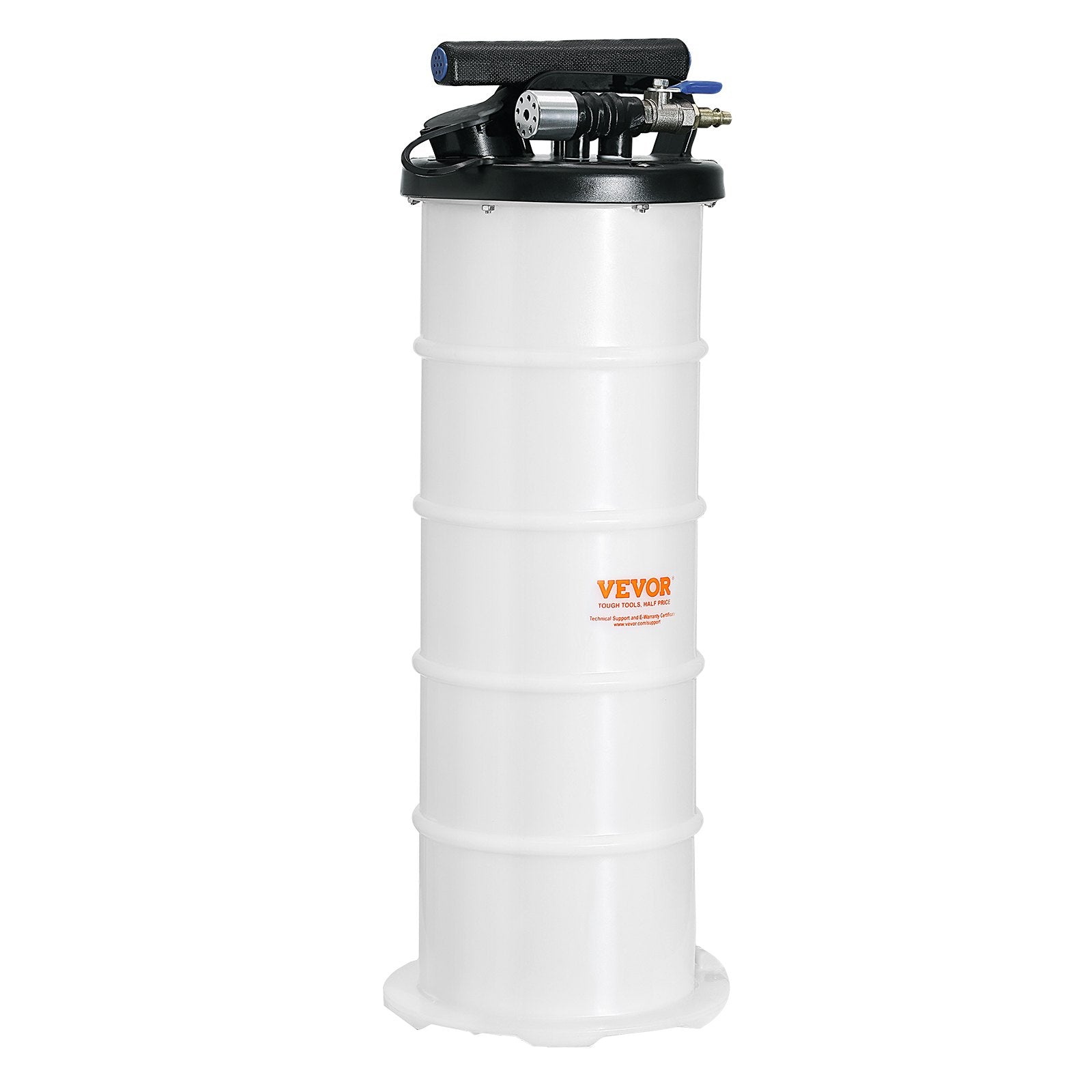 VEVOR Fluid Extractor, 6.5 Liters Capacity, Pneumatic/Manual Oil Changer Vacuum Fluid Extractor with Dipstick and Liquid Suction Hose, Oil Extractor Change Pump for Automotive Fluids Vacuum Evacuation