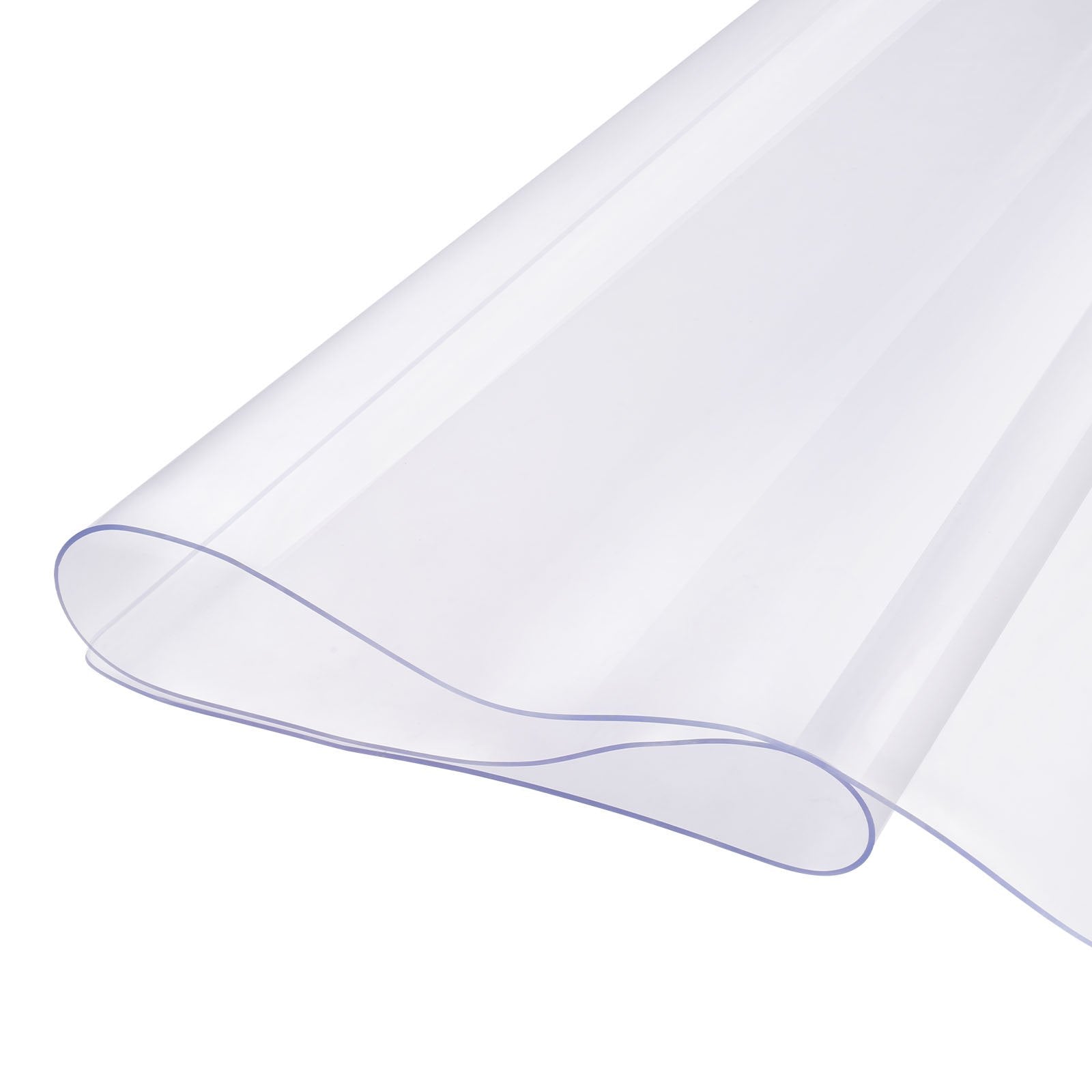 VEVOR Plastic Table Cover, 42 x 72 Inch 2.0 mm Thick Clear Table Protector, Rectangle PVC Desk Mat, Waterproof & Easy Cleaning Desk Pad Tablecloth, for Office Dresser Dining Room Table Night Stand