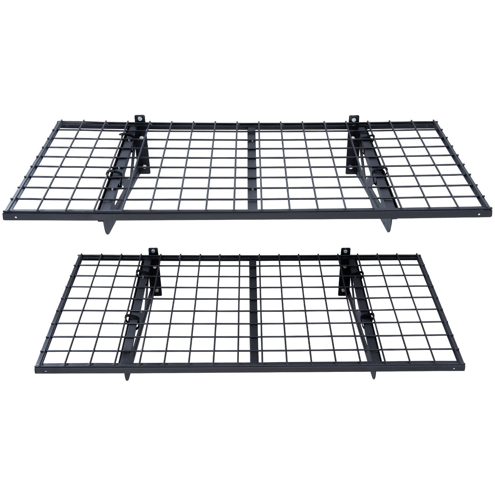 VEVOR Garage Storage Shelving, 2 Pack, 122 x 61 cm Heavy Duty Garage Shelves Wall Mounted, 502 lbs Load Capacity Total Garage Storage Rack Floating Shelves, Suitable for Shop, Shed, Garage Storage