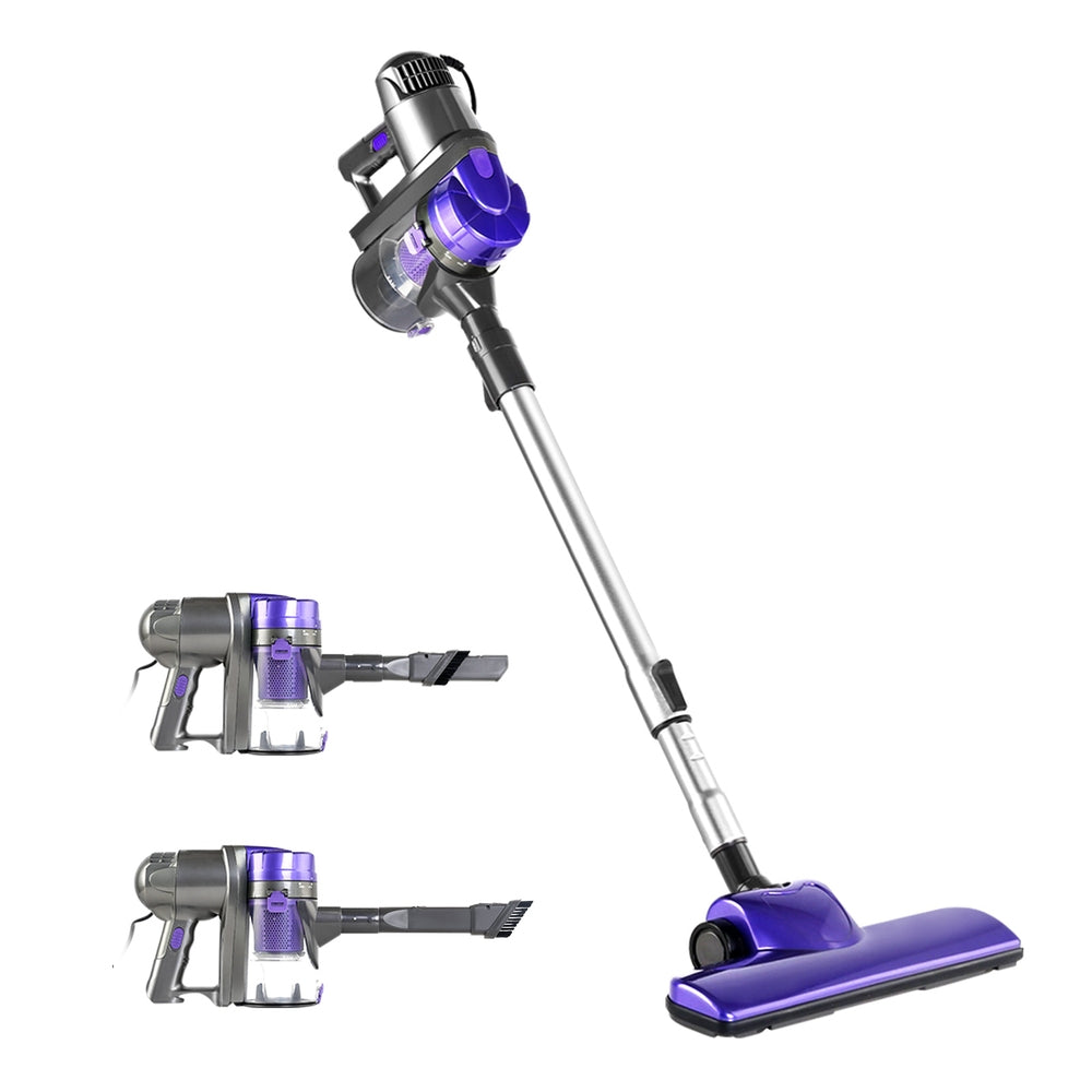 Devanti 450W Handstick Vacuum Cleaner Corded Purple