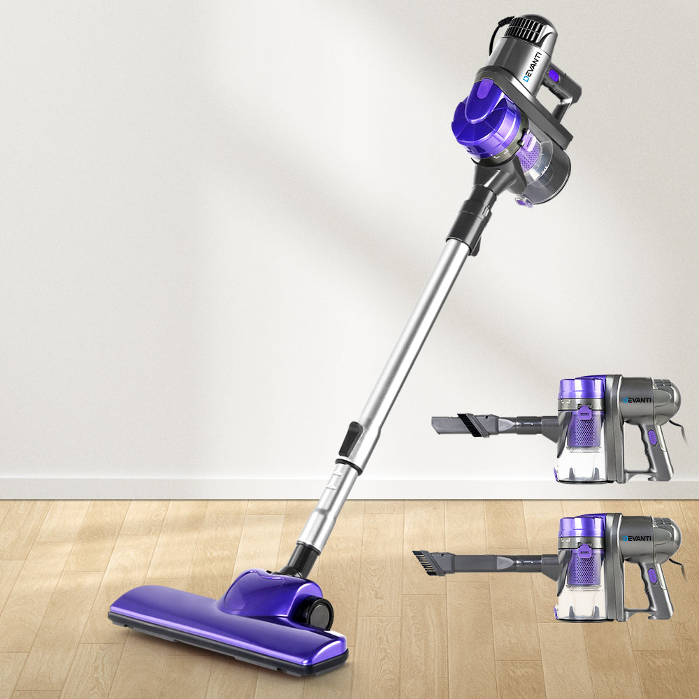 Devanti 450W Handstick Vacuum Cleaner Corded Purple