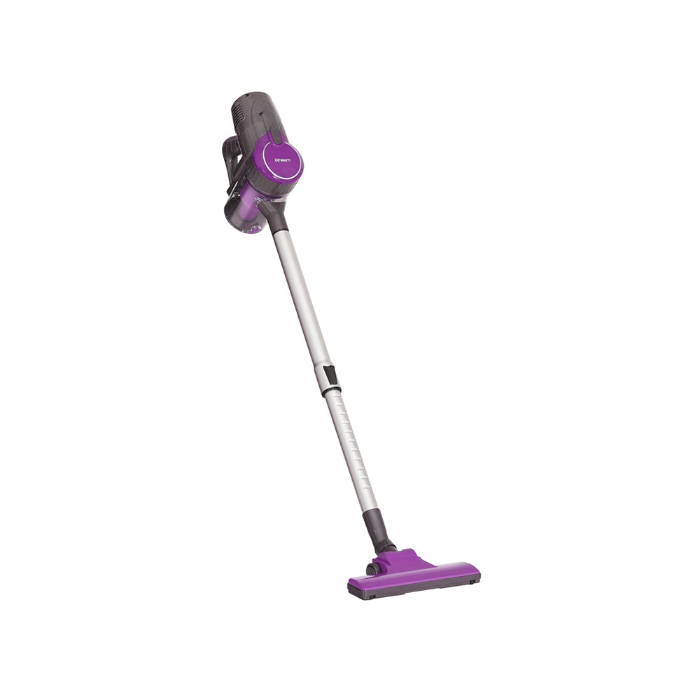 Devanti 500W Corded Stick Vacuum Cleaner Bagless Purple