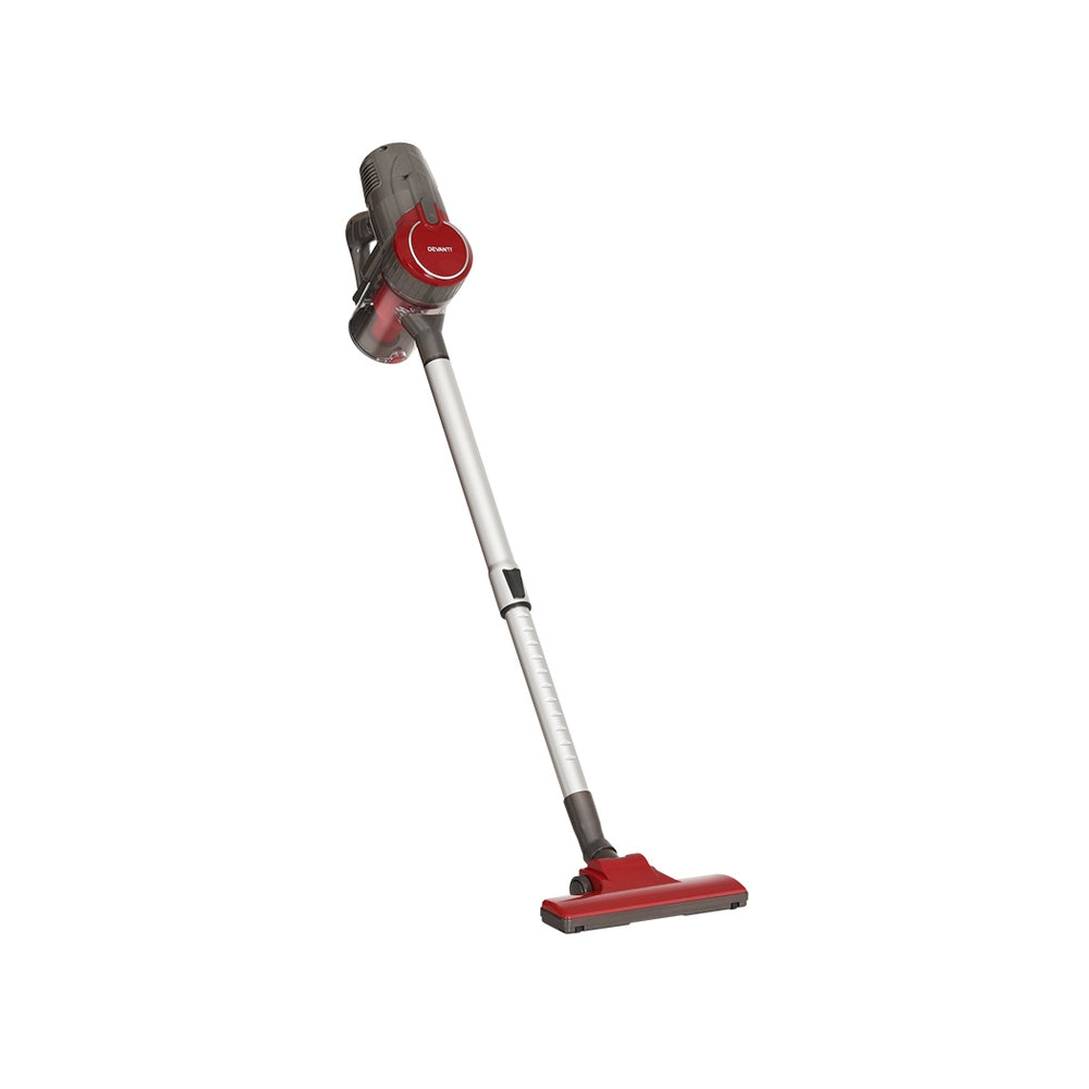 Devanti 500W Stick Vacuum Cleaner Bagless Corded Red