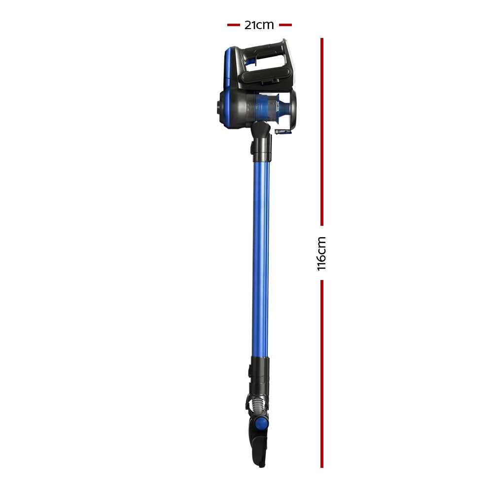 Devanti 250W Cordless Stick Vacuum Cleaner Brushless Blue