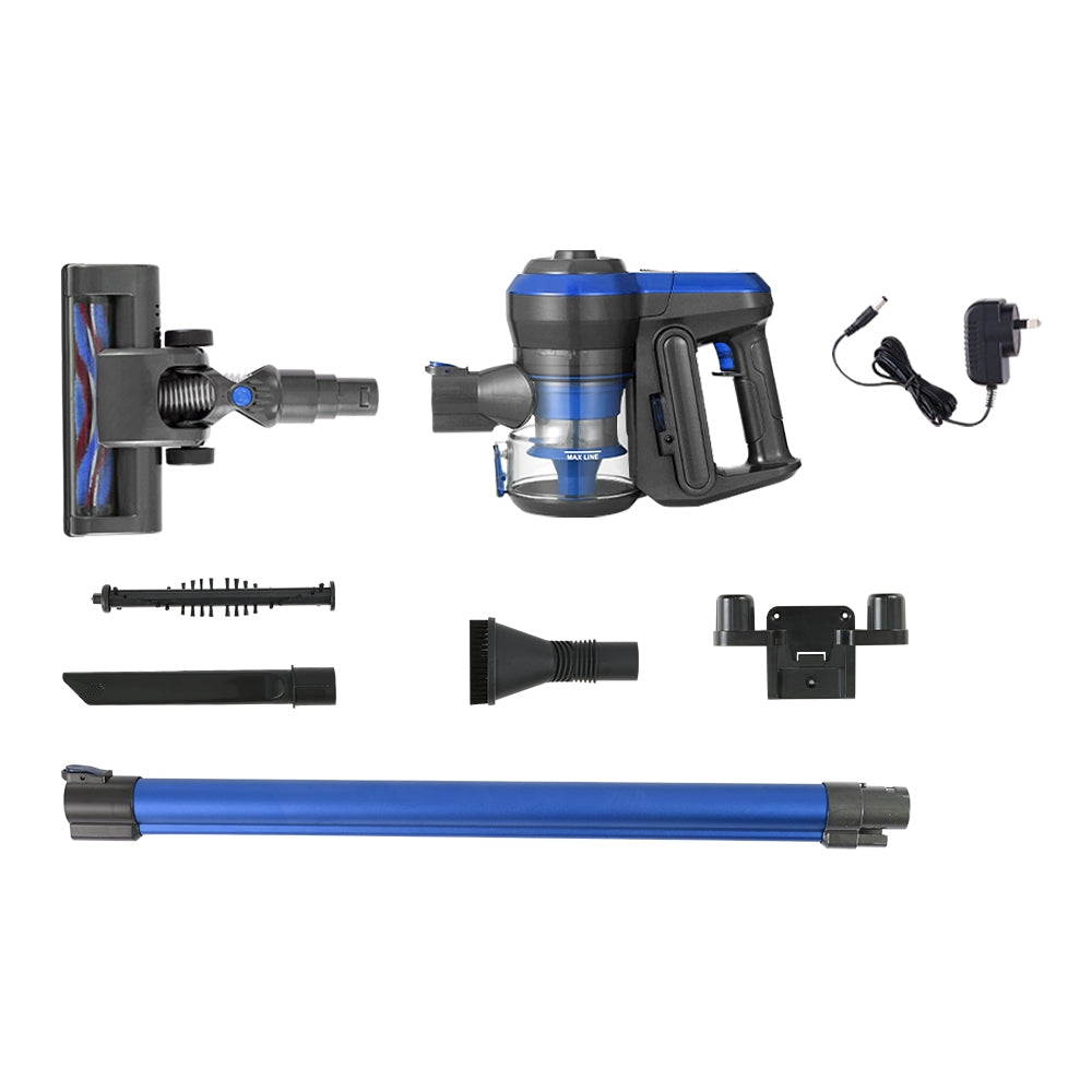 Devanti 250W Cordless Stick Vacuum Cleaner Brushless Blue
