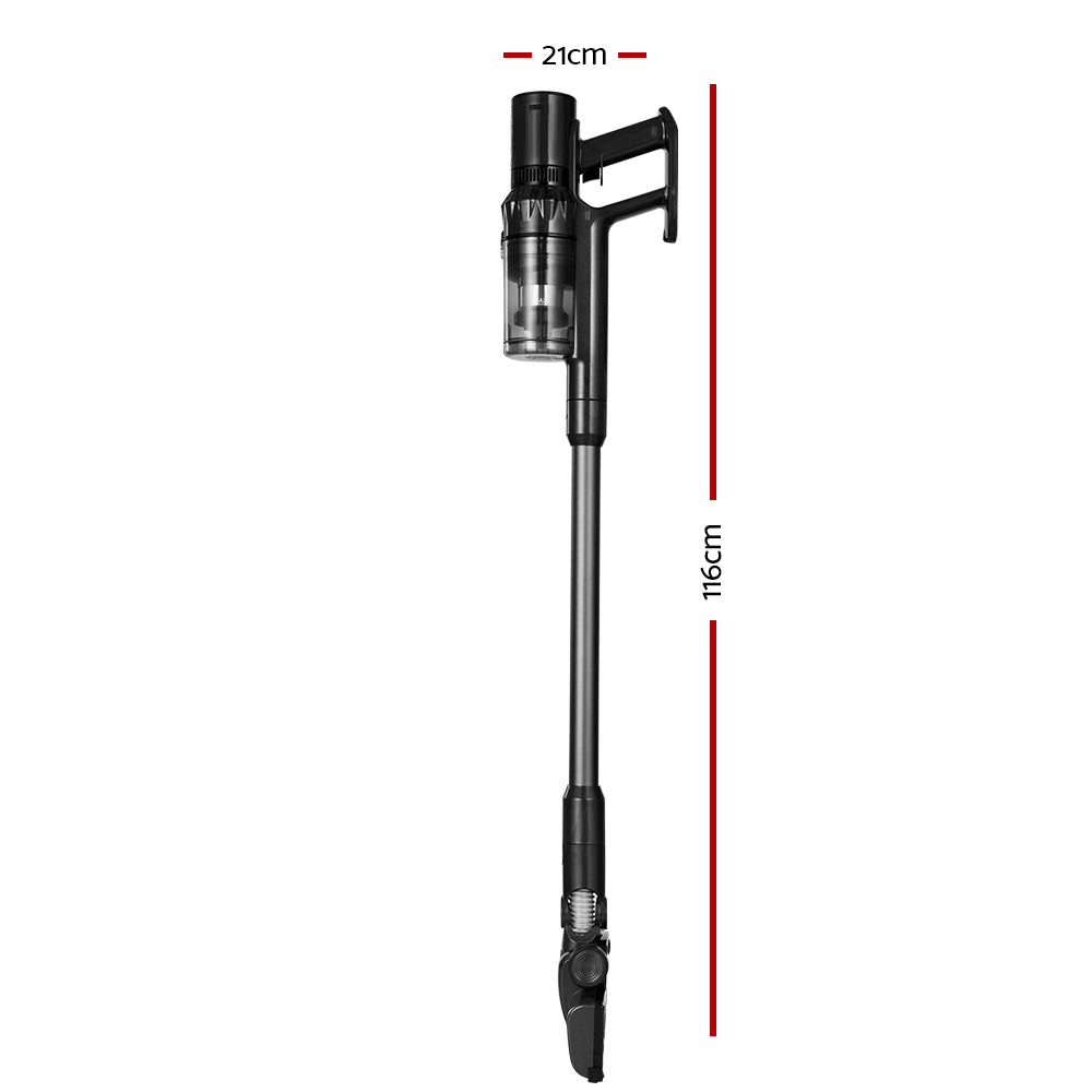 Devanti 350W Cordless Stick Vacuum Cleaner Brushless Grey