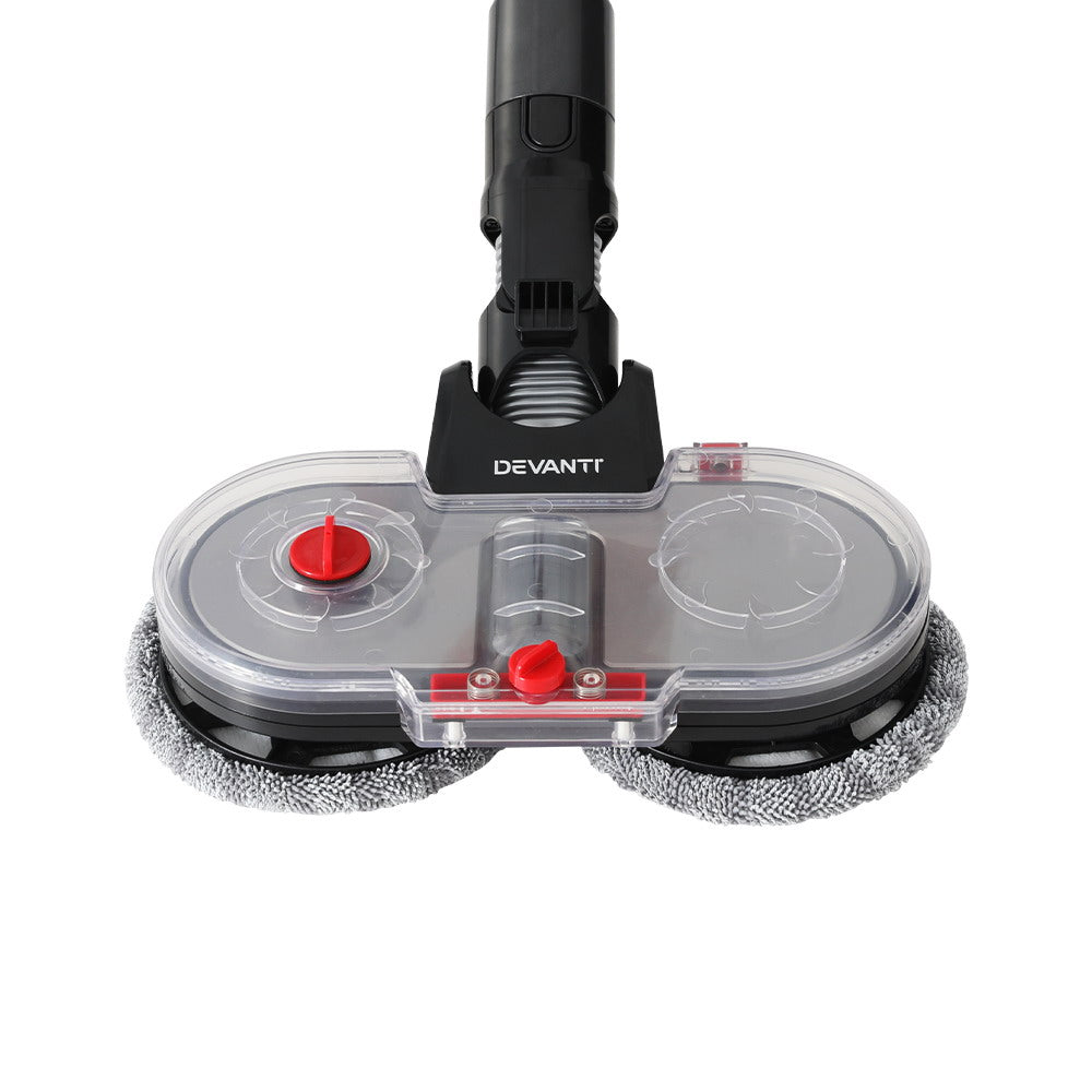 Devanti Electric Mop Head Stick Vacuum Cleaner Attachment Black