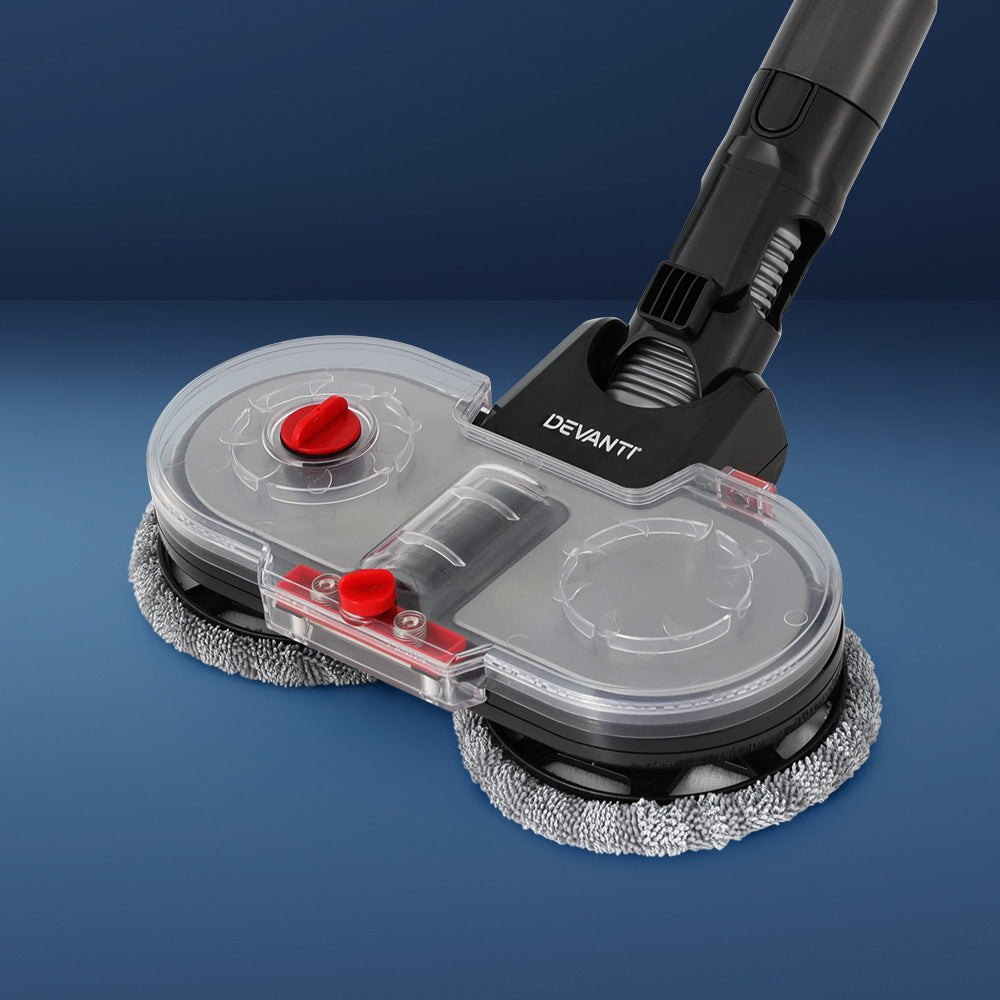 Devanti Electric Mop Head Stick Vacuum Cleaner Attachment Black