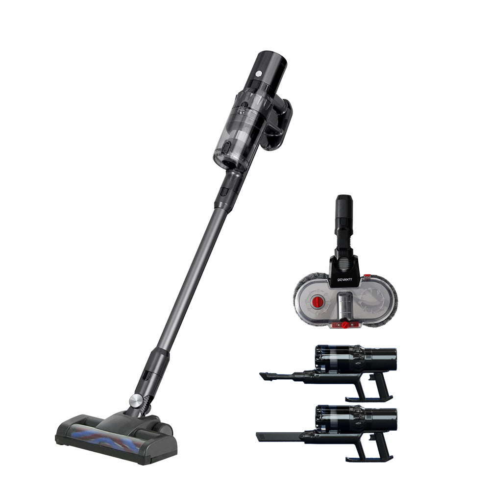 Devanti 350W Stick Vacuum Cleaner Mop Head Grey