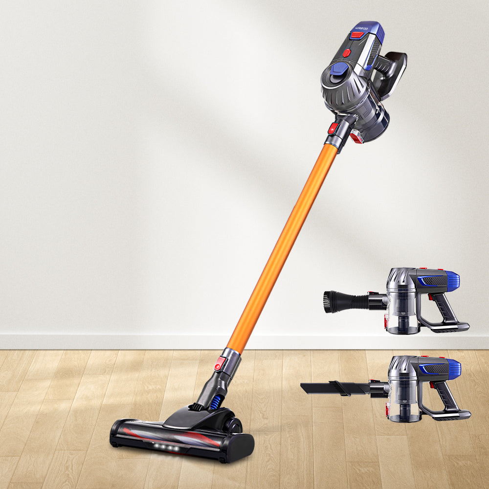 Devanti 150W Cordless Stick Vacuum Cleaner Bagless Gold