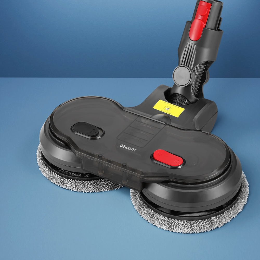 Devanti Electric Mop Head for Dyson V7-V15 Grey