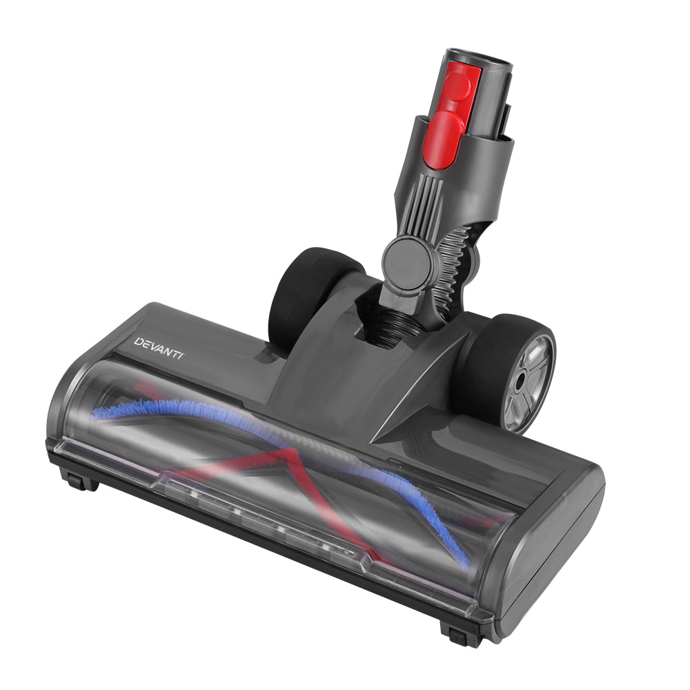 Devanti Grey Roller Brush Vacuum Head for Dyson V7-V15 LED