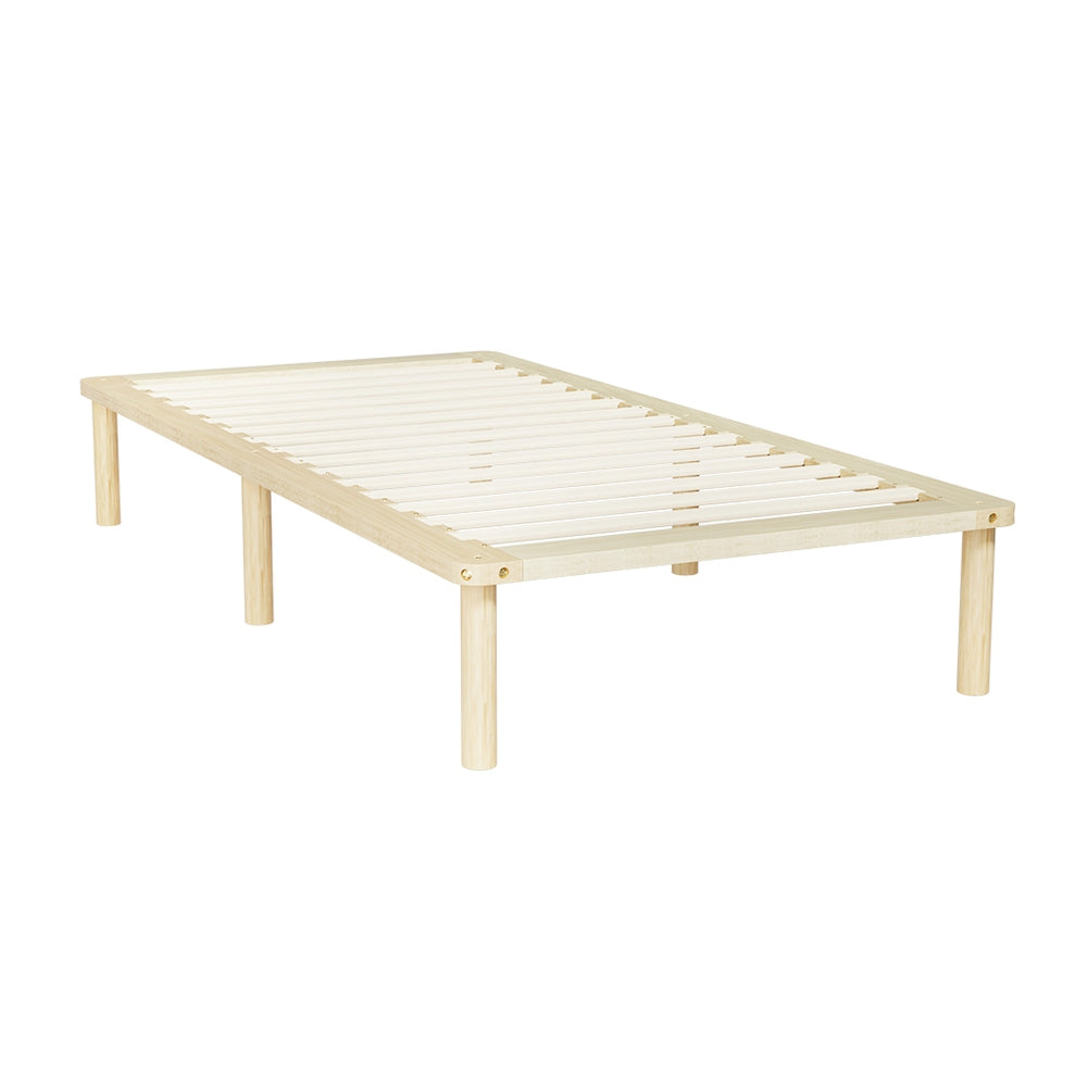 Amba King Single Bed Frame Wooden Base Pine