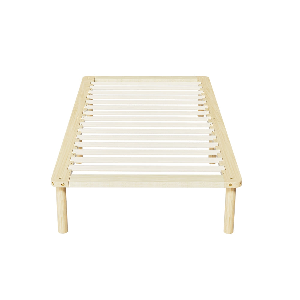 Amba King Single Bed Frame Wooden Base Pine