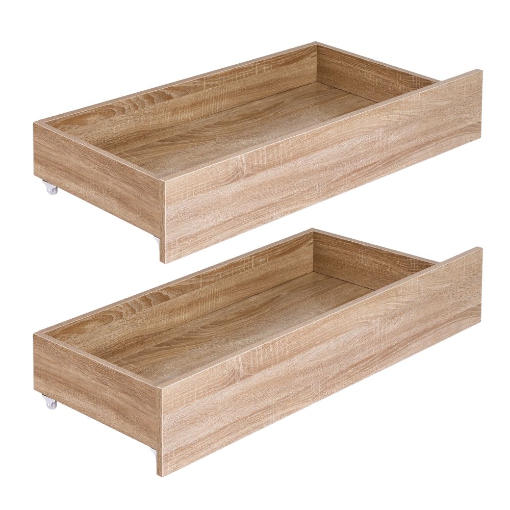 Artiss Under Bed Storage Drawers 2 Pack King Single & Queen