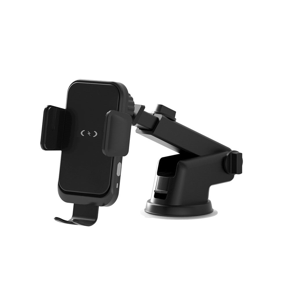 Devanti 15W Wireless Car Charger Fast Charging Mount Black