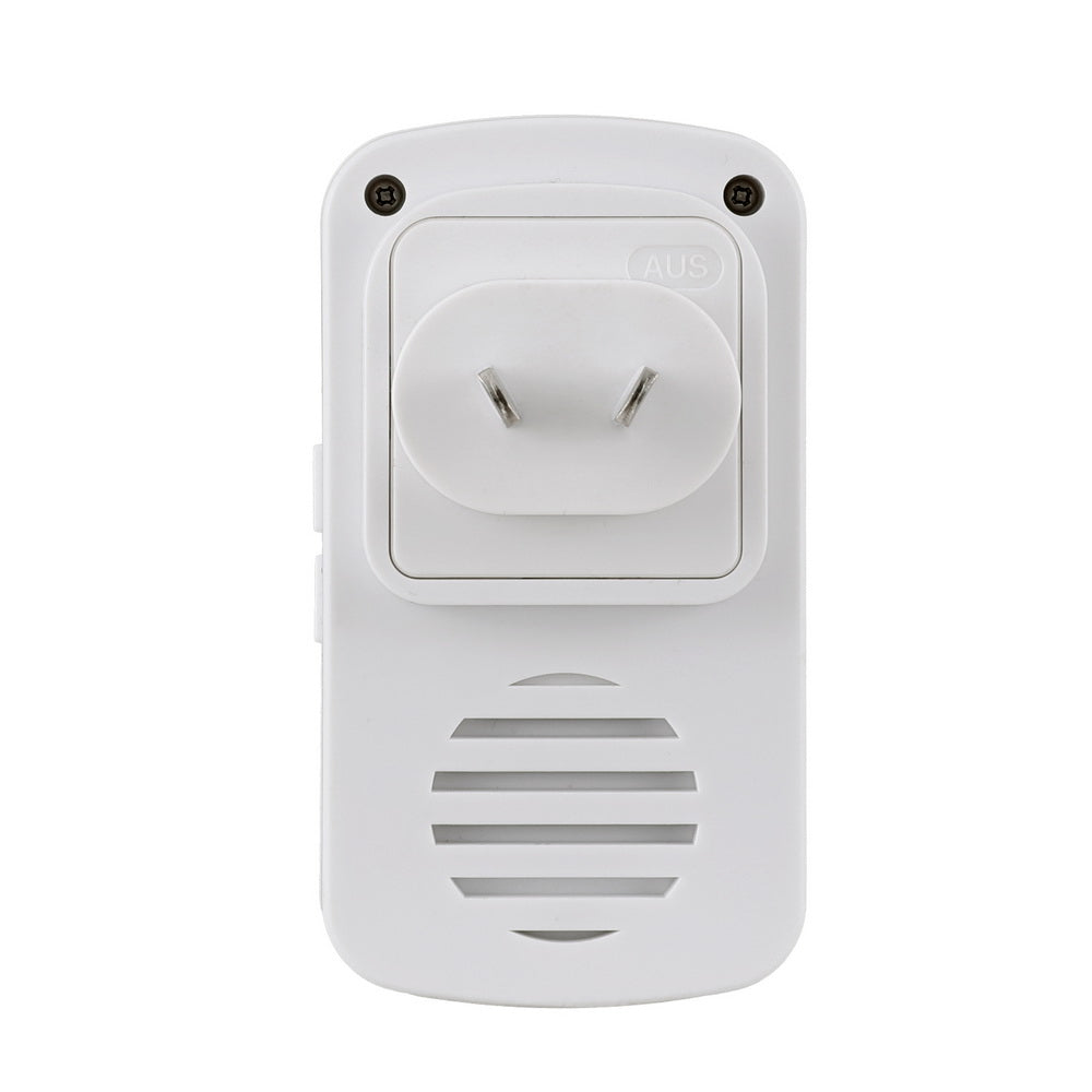 UL-tech Wireless Doorbell Plugin Receiver LED Indicator White