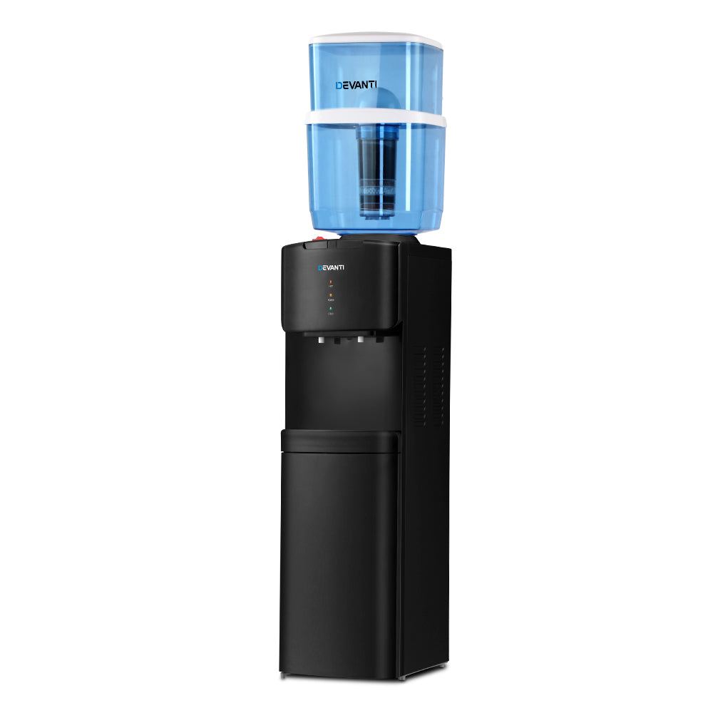 Devanti Water Cooler Dispenser 22L Bottle Black