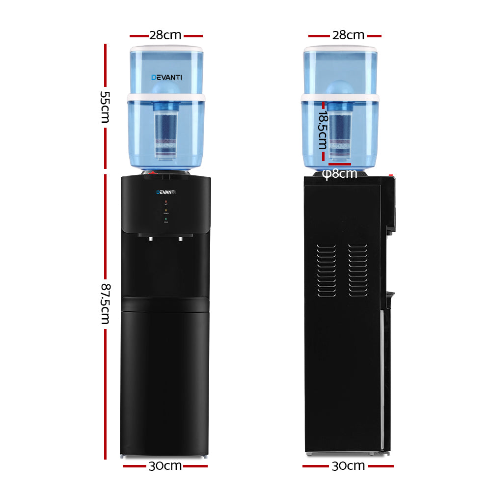 Devanti 22L Water Cooler Dispenser Black