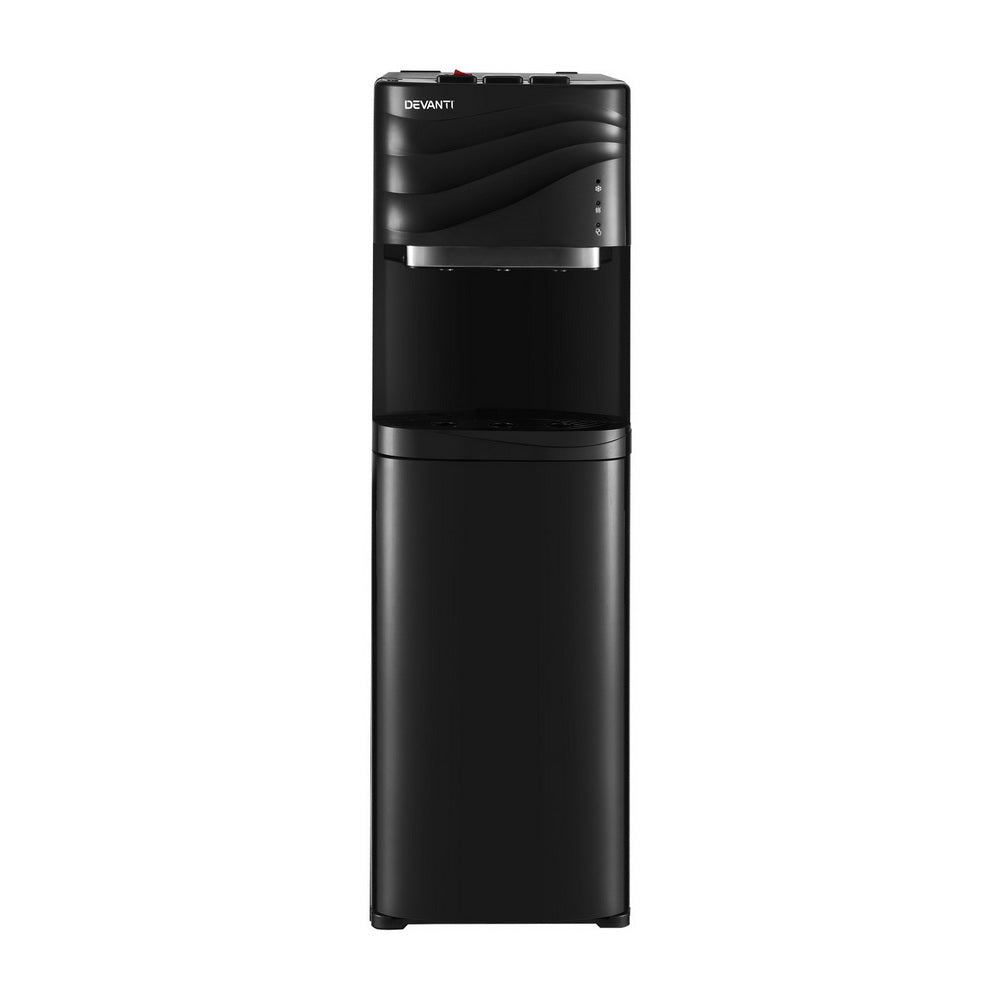 Devanti Black Bottom Load Water Cooler Dispenser