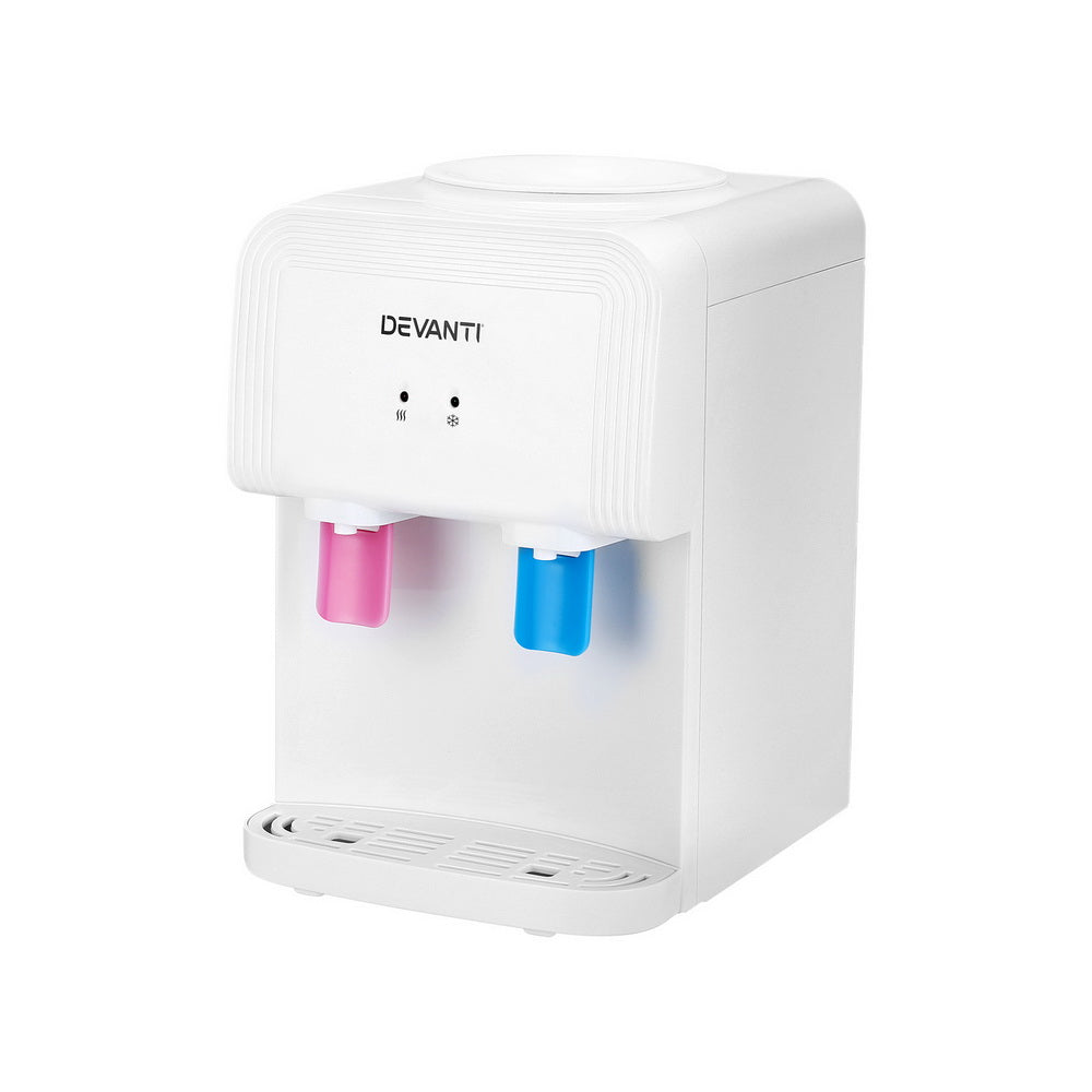 Devanti Bench Top Water Cooler Dispenser White