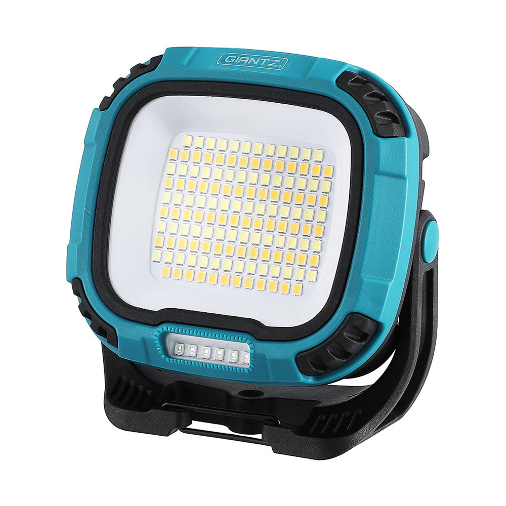 Giantz Rechargeable LED Work Light Torch USB Cordless Magnetic Blue