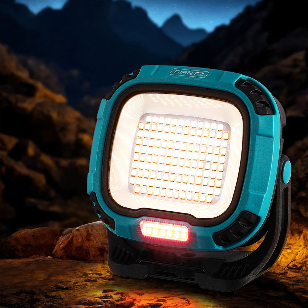 Giantz Rechargeable LED Work Light Torch USB Cordless Magnetic Blue