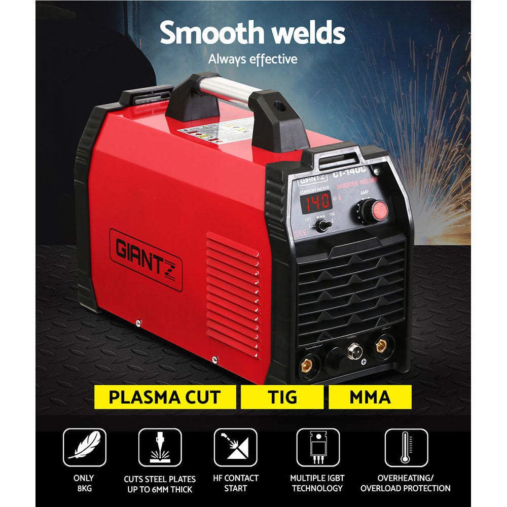 Pro-Series 140Amp Inverter Welder Plasma Cutter Portable iGBT