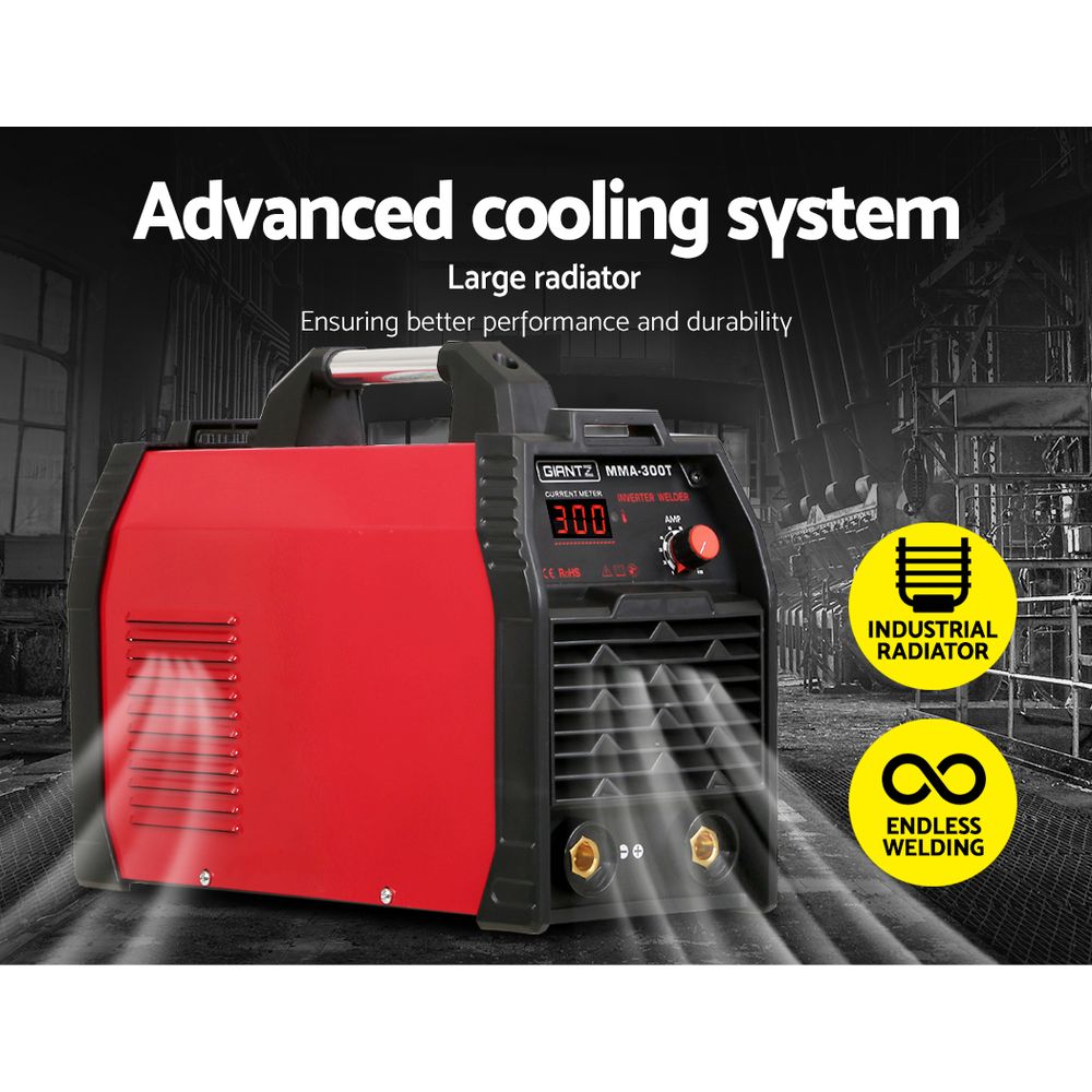 Giantz 300Amp Portable Inverter Welder MMA ARC iGBT DC Stick