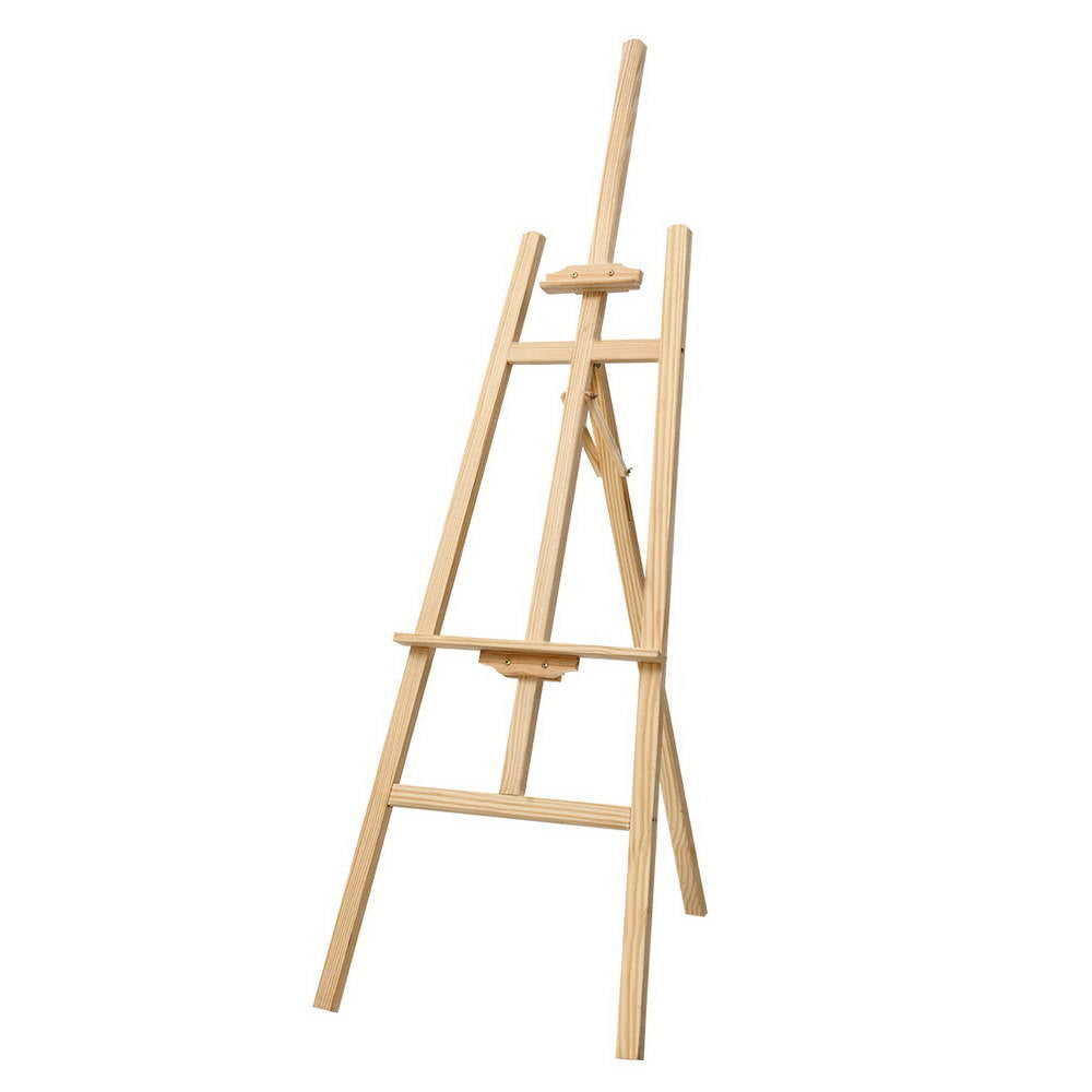 Artiss 175cm Floor Easel Pine Wood White Oak