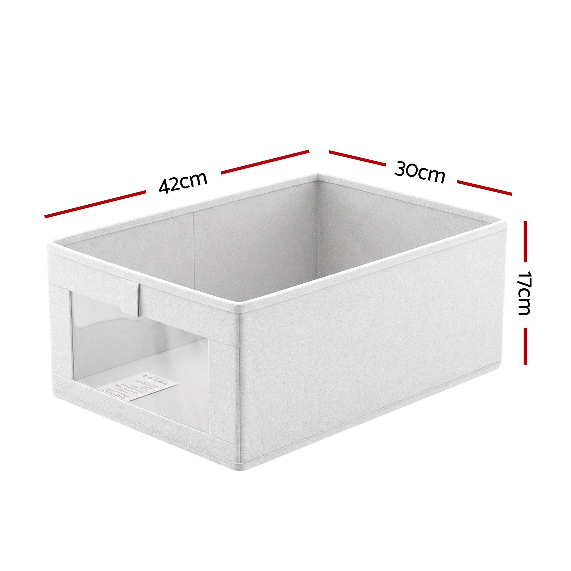Artiss 6 Pack Linen Closet Organizers and Storage Foldable Clothing Bins