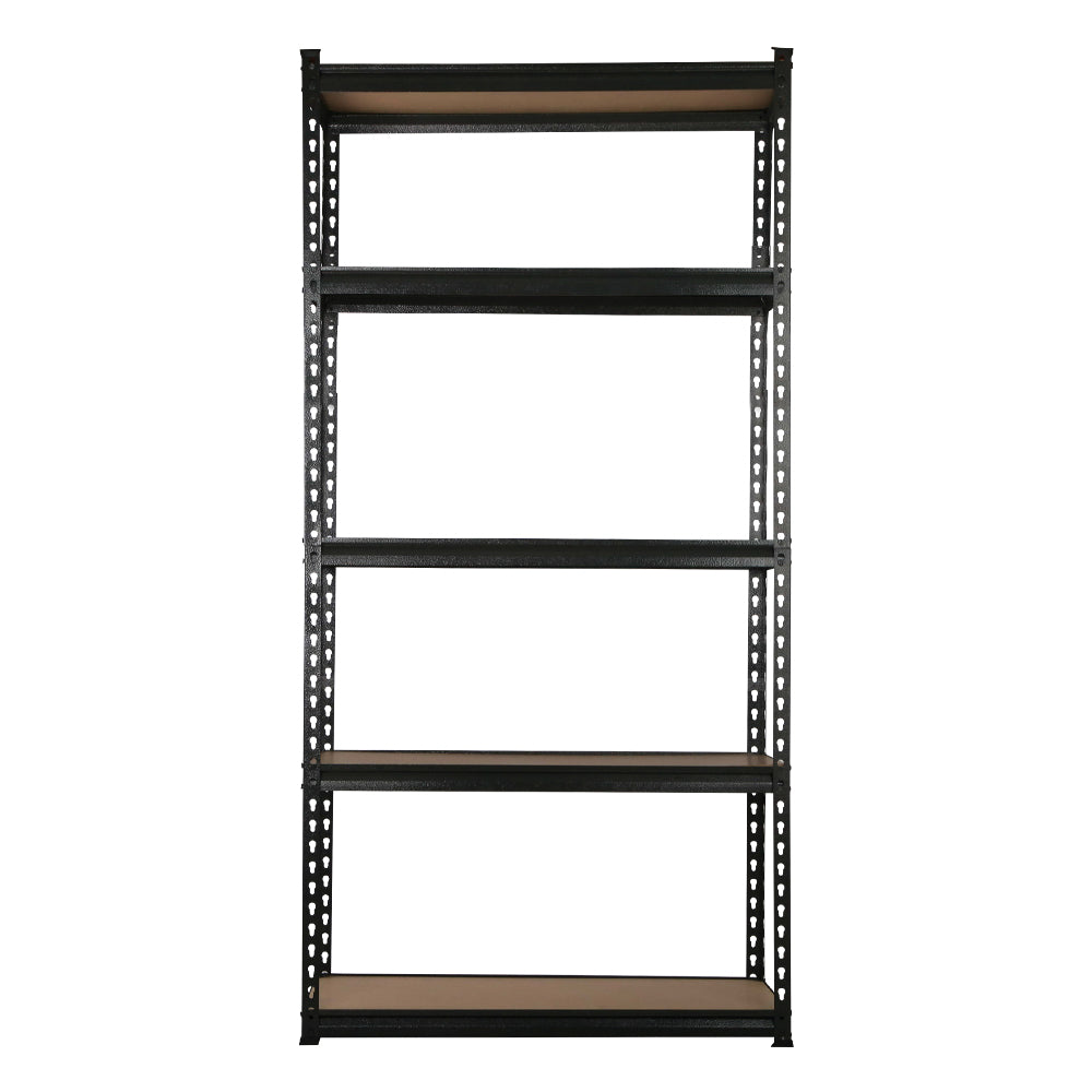 Giantz 6x1.5m Garage Shelving Rack Matte Black