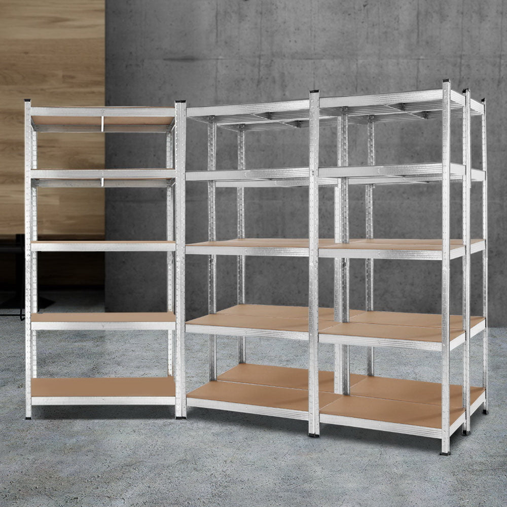 Giantz 5-Tier Garage Shelving Rack Silver