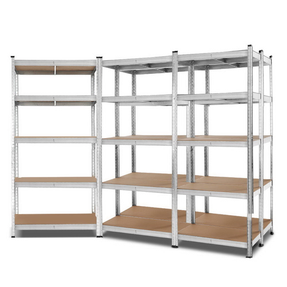 Giantz 5-Tier Garage Shelving Rack Silver