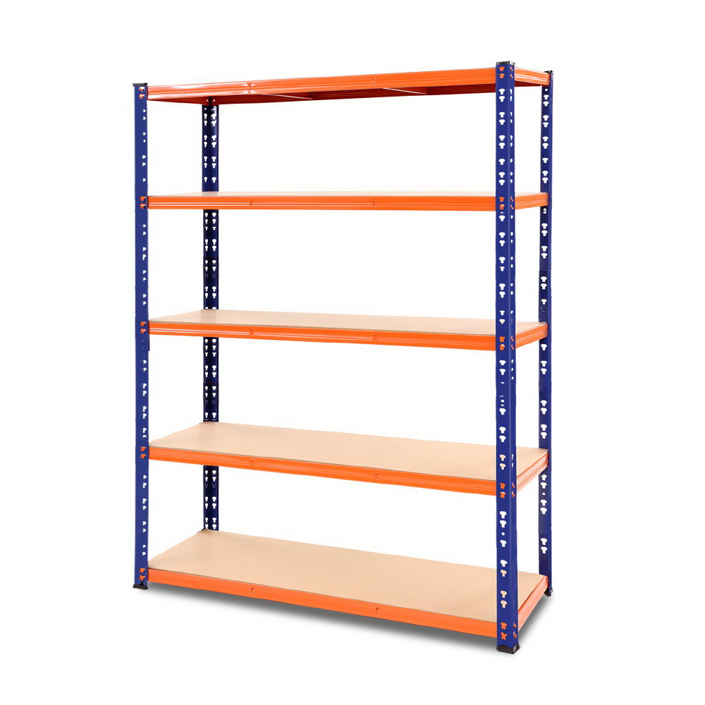 Giantz 1.8M Industrial Storage Rack Heavy-Duty Shelving Blue